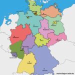 Landkarte Deutschland
