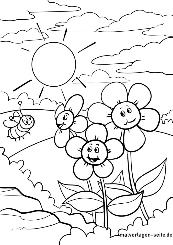  Foto zu Ausmalbilder Sommer kostenlos für Kinder zum Ausmalen 