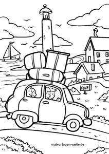 Malvorlagen Ferien, Reisen & Urlaub Malvorlagen Ferien, Reisen & Urlaub