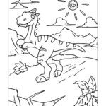 Malvorlage Dinosaurier