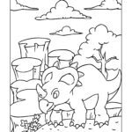 Malvorlage Dinosaurier