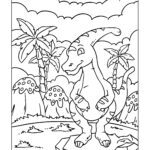 Malvorlage Dinosaurier