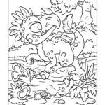 Malvorlage Dinosaurier