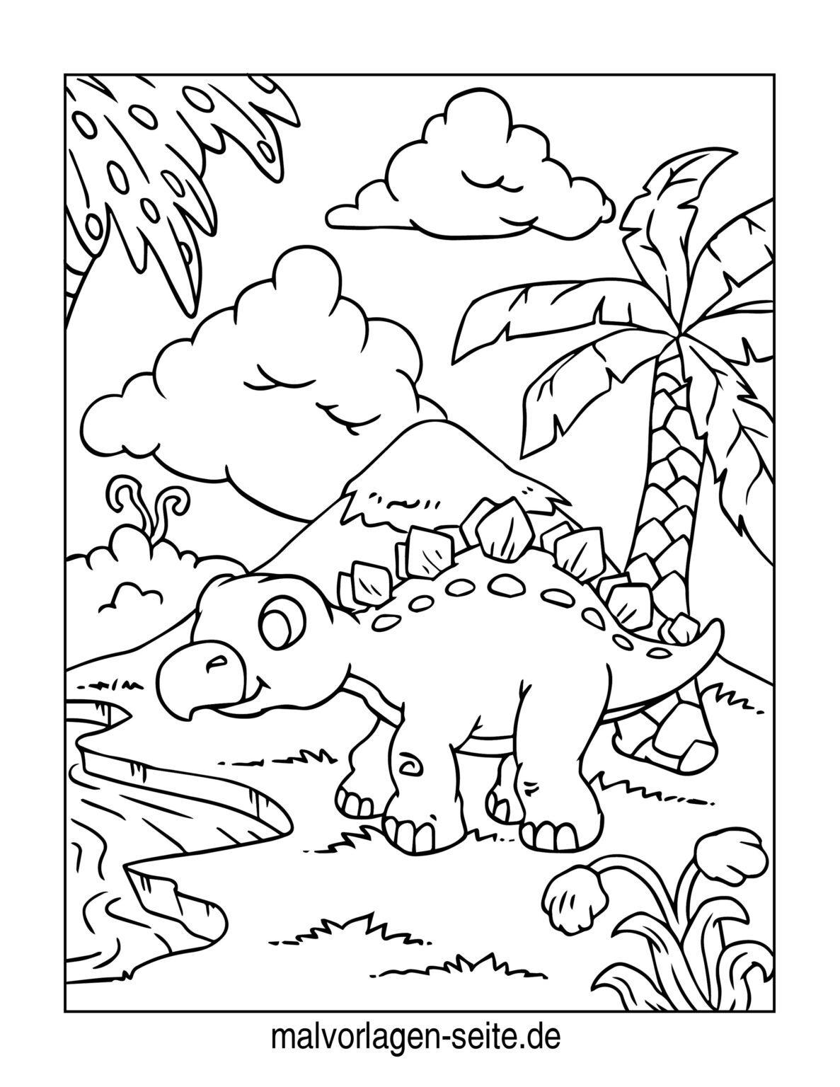 ទំព័រពណ៌ដាយណូស័រ ទំព័រពណ៌ដោយឥតគិតថ្លៃ