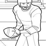 Malvorlage American Football