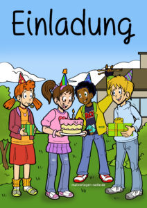 Einladung zum Kindergeburtstag