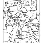 Malvorlage Ritter