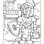 Malvorlage Ritter