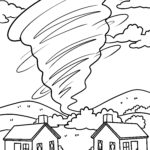 Malvorlage Tornado