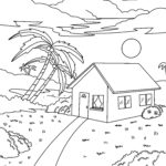 Malvorlage Haus