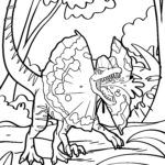 Malvorlage Dinosaurier