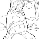 Malvorlage Schwangerschaft