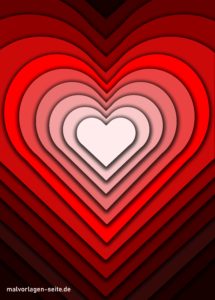 Vorlage Herzen