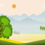 Idyllische Landschaft - Landschaftsbild