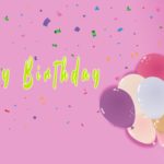 Happy Birthday Vorlage pink Happy Birthday Vorlage