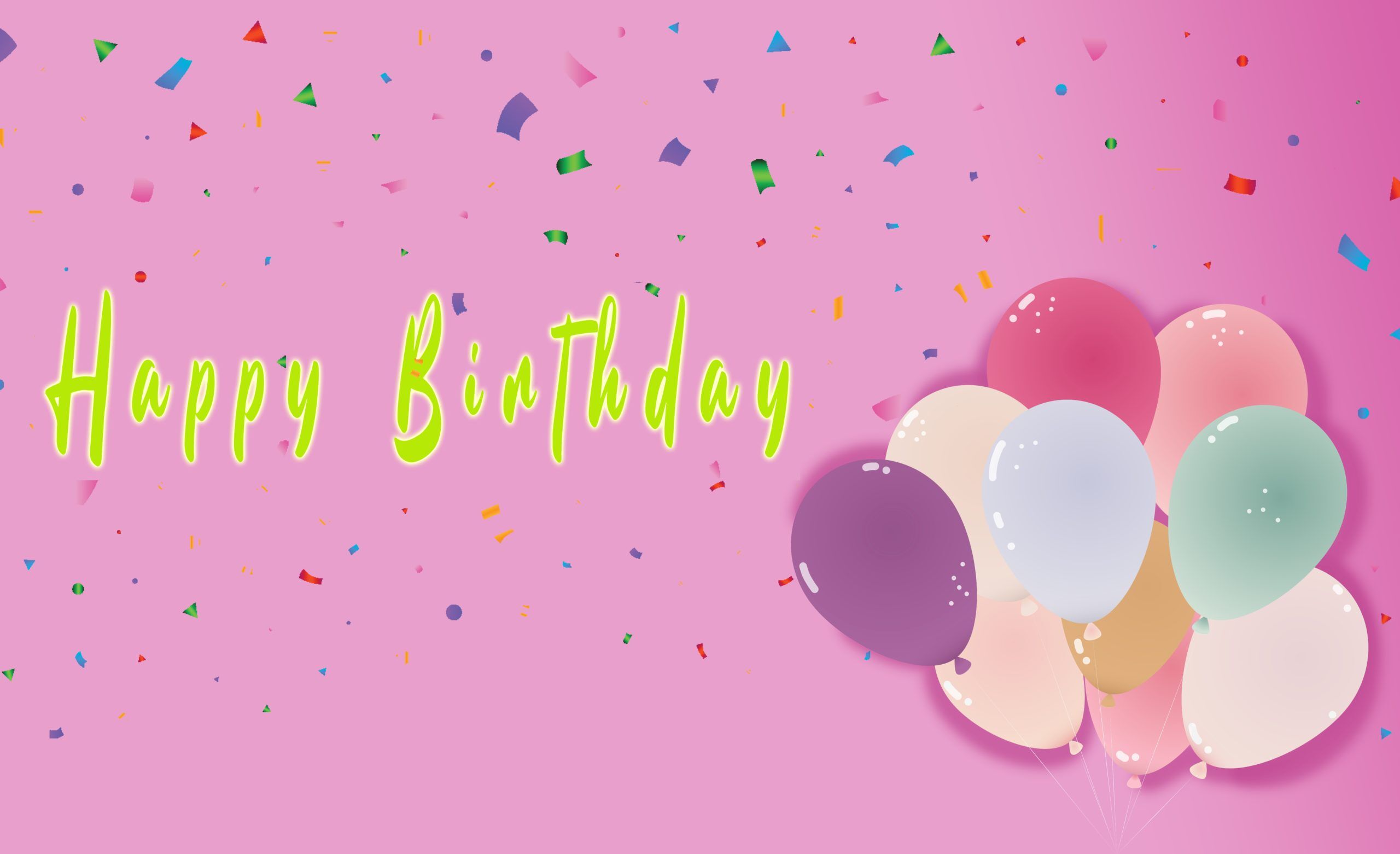 Happy Birthday Vorlage