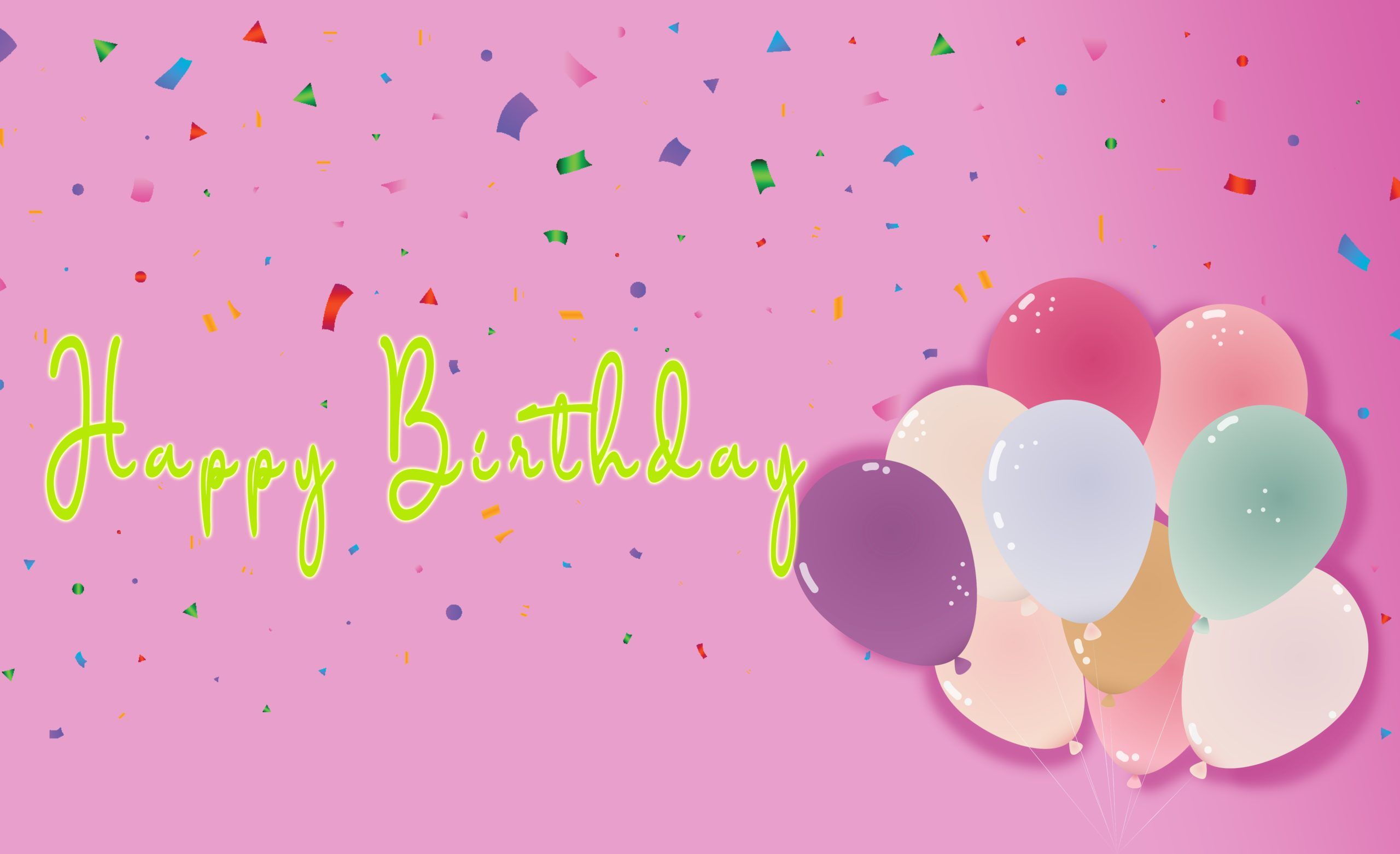 Happy Birthday Vorlage