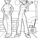 Ausmalbilder Streetdance Malvorlage Tanzen - Streetdance