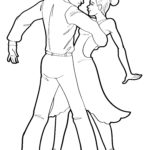 Malvorlage Tanzen