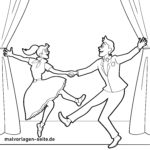 Malvorlage Rock ’n’ Roll