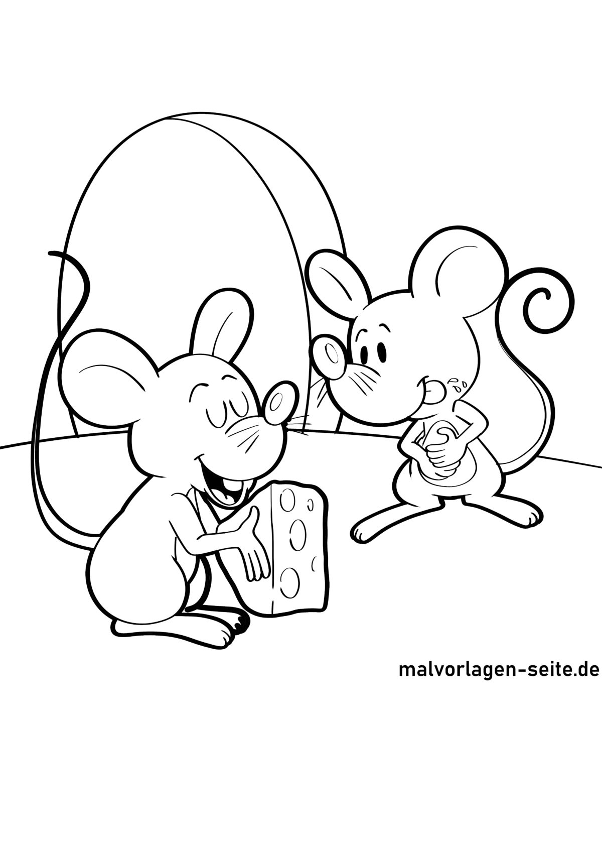 Malvorlage Mäuse
