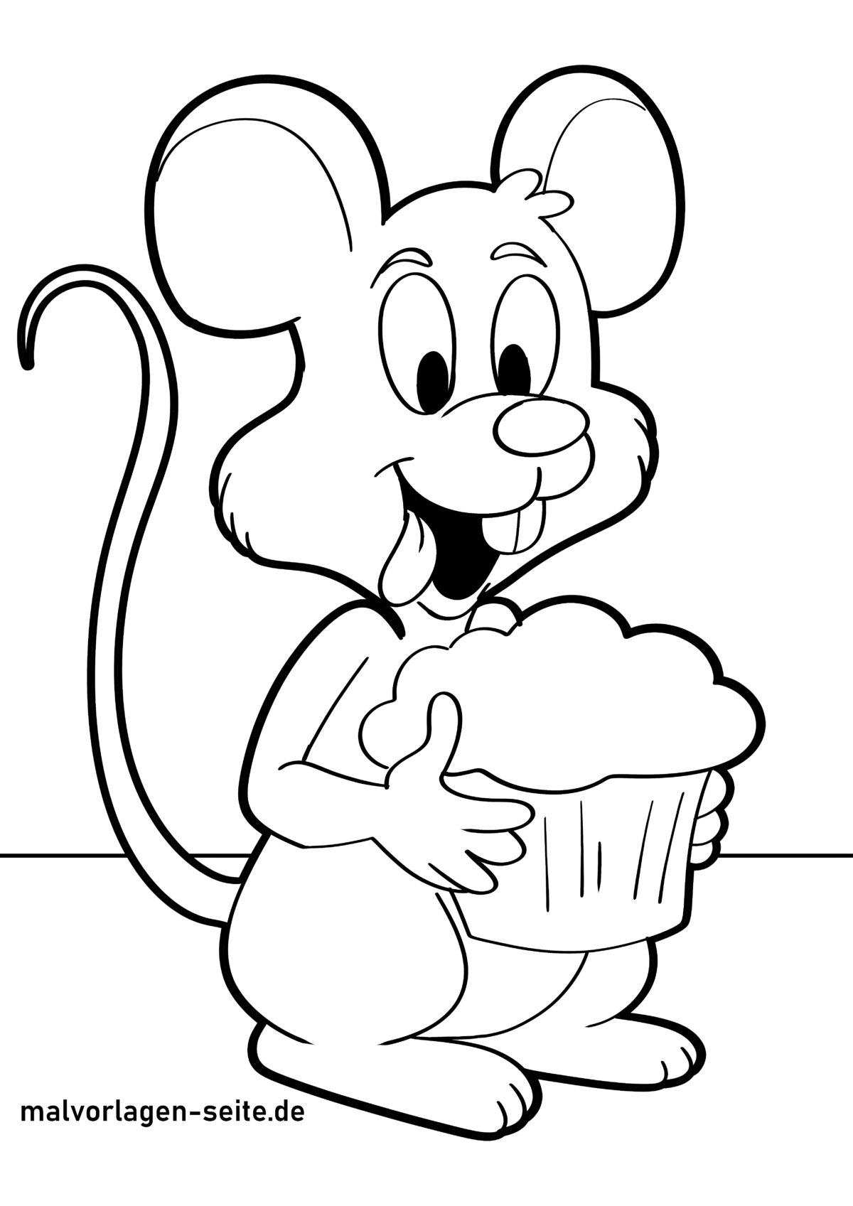 Malvorlage Maus