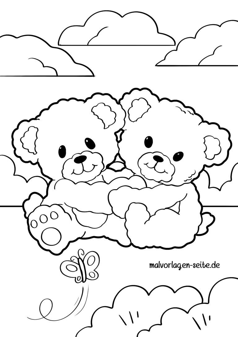  Foto zu Malvorlage Teddybär 