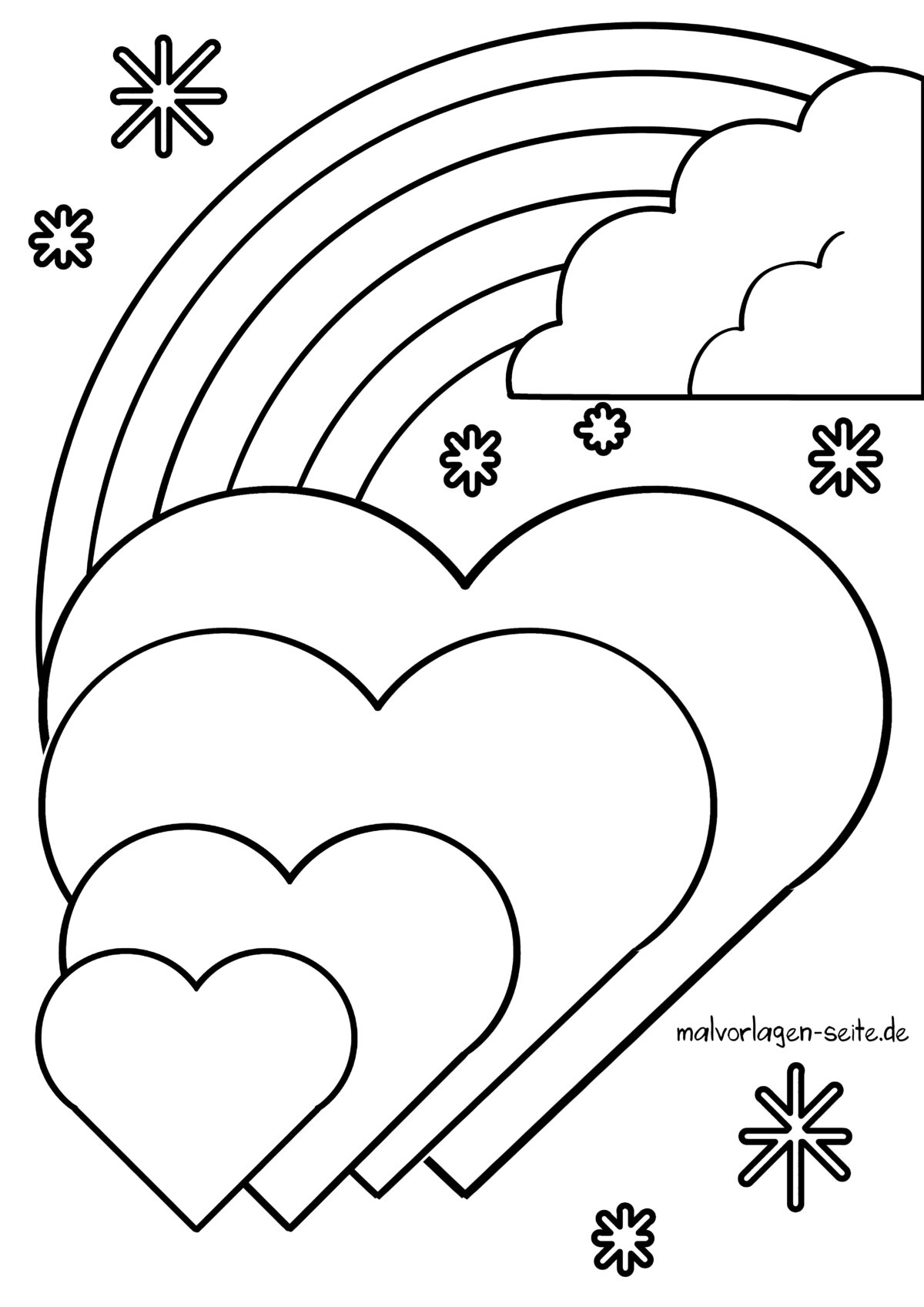  Ausmalbild kostenlos herunterladen Motiv 