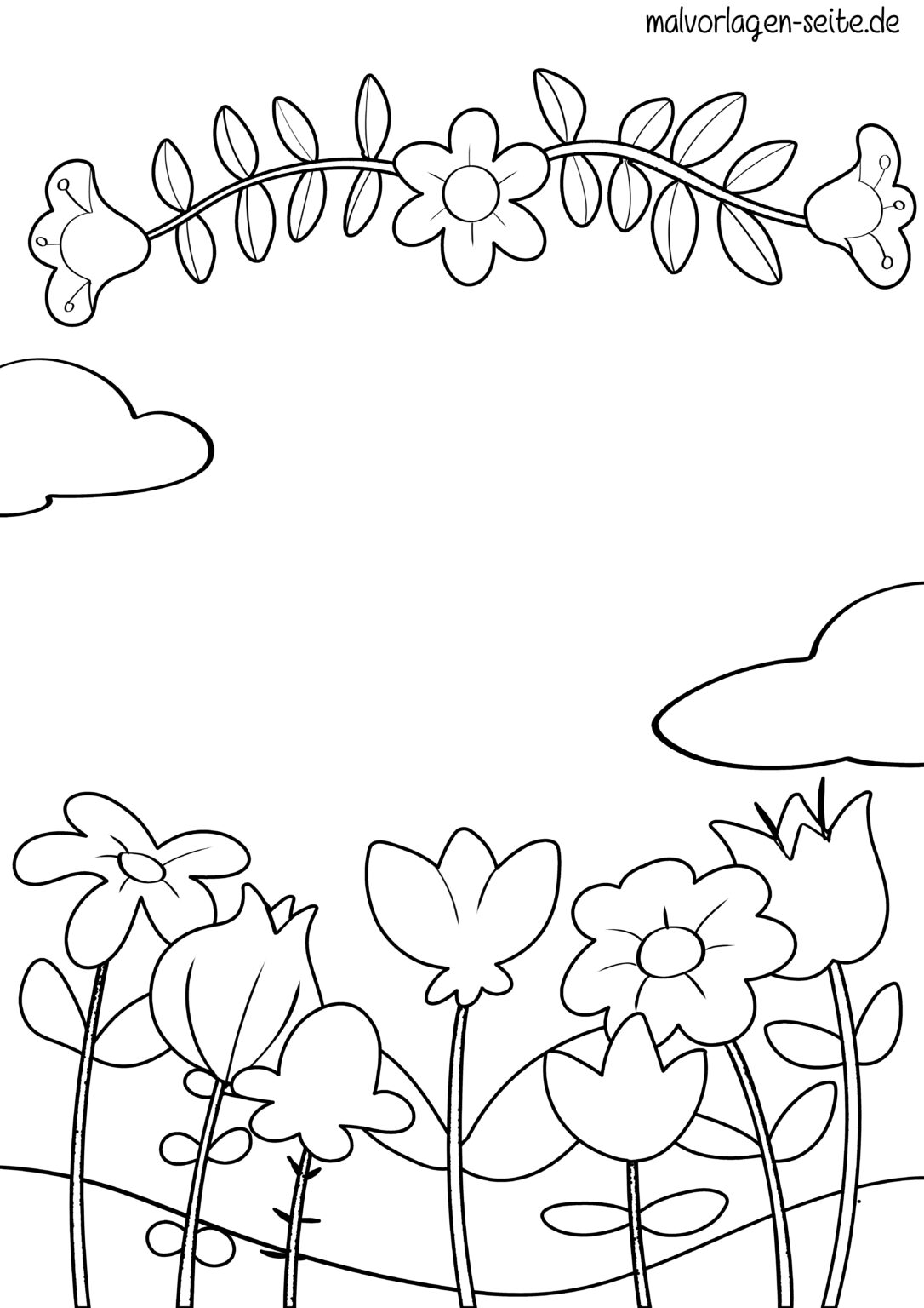  Blätterranke Rahmen 