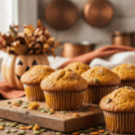 Kürbismuffins backen