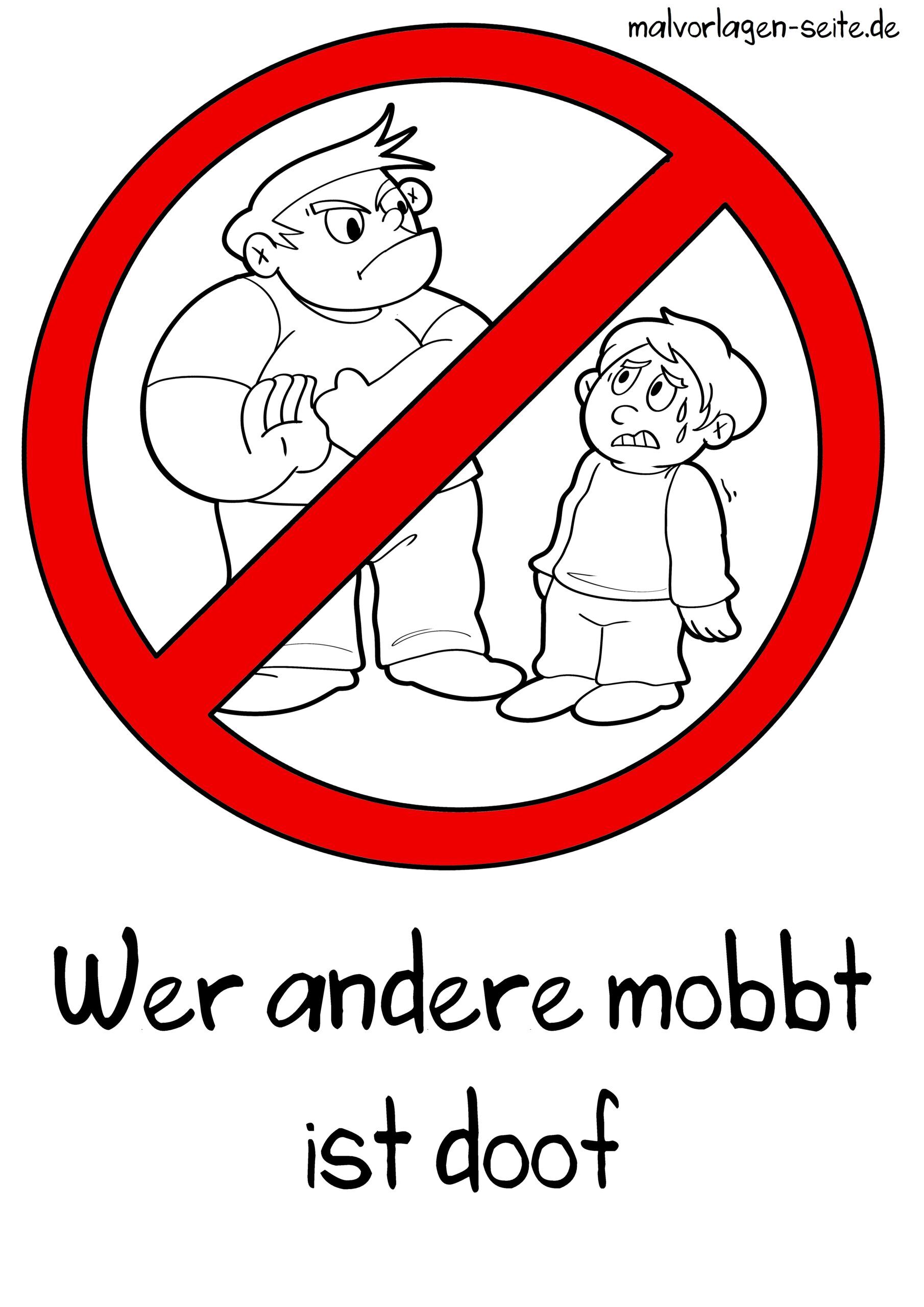 Wer andere mobbt ist doof