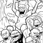 Malvorlage Zombies