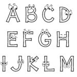 Vorlage Buchstaben lernen