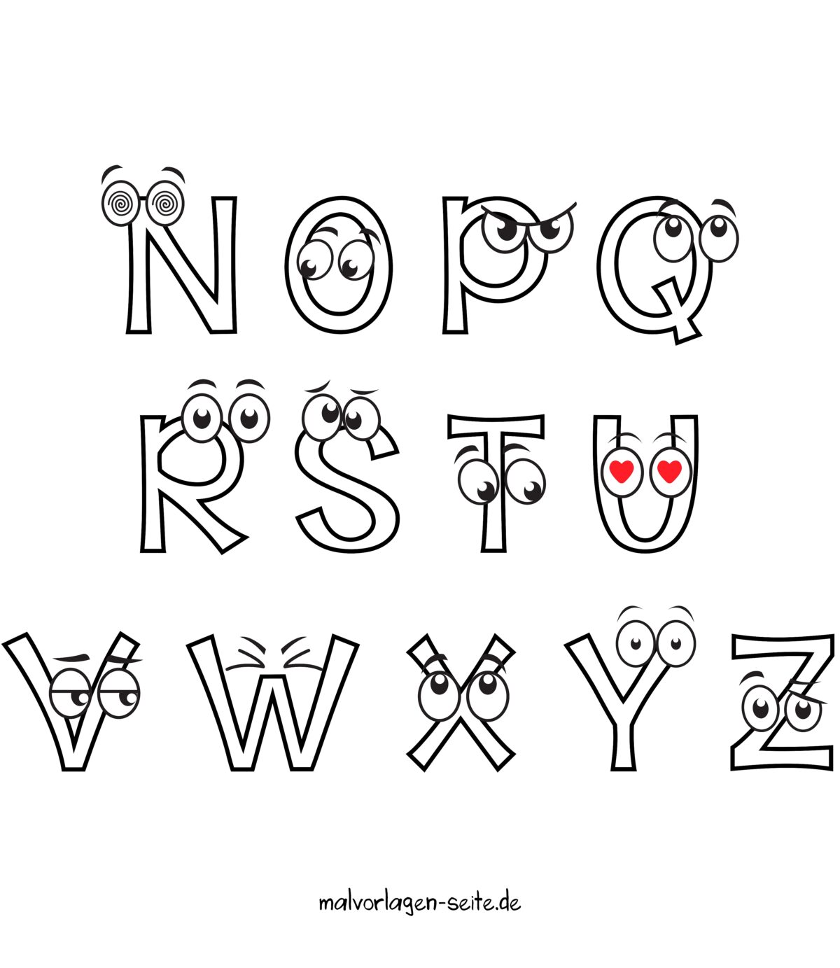  Vorlage Buchstaben - Jetzt kostenlos herunterladen Bildidee 