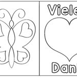 Vorlage Danke sagen - Dankeskarte