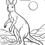 Malvorlage Känguru