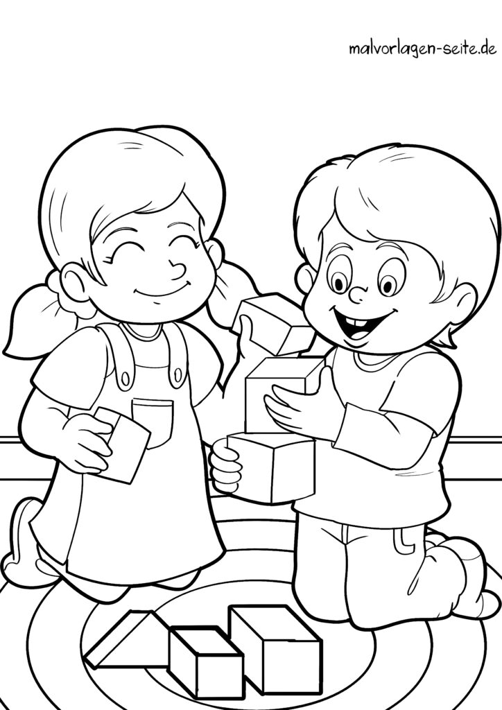  Malvorlagen Kinder kostenlos herunterladen und ausmalen Illustration 
