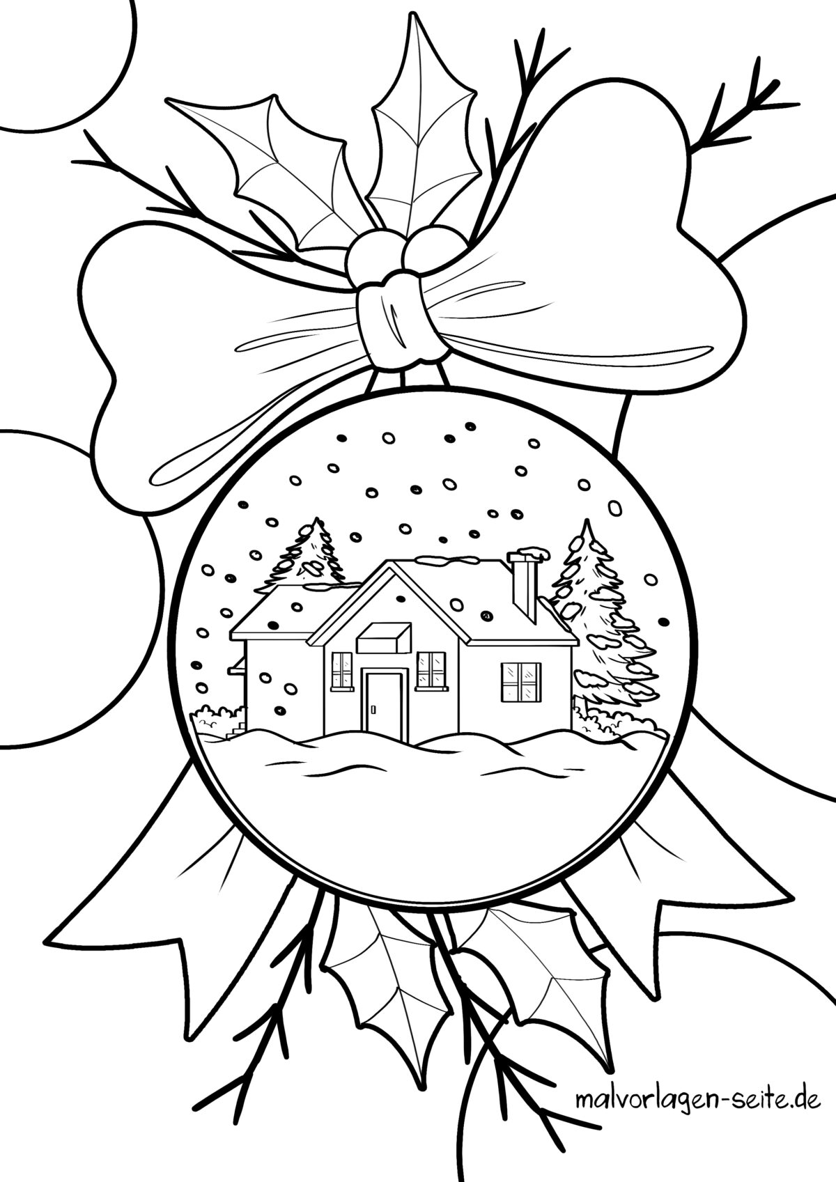  Malvorlage Merry Christmas 