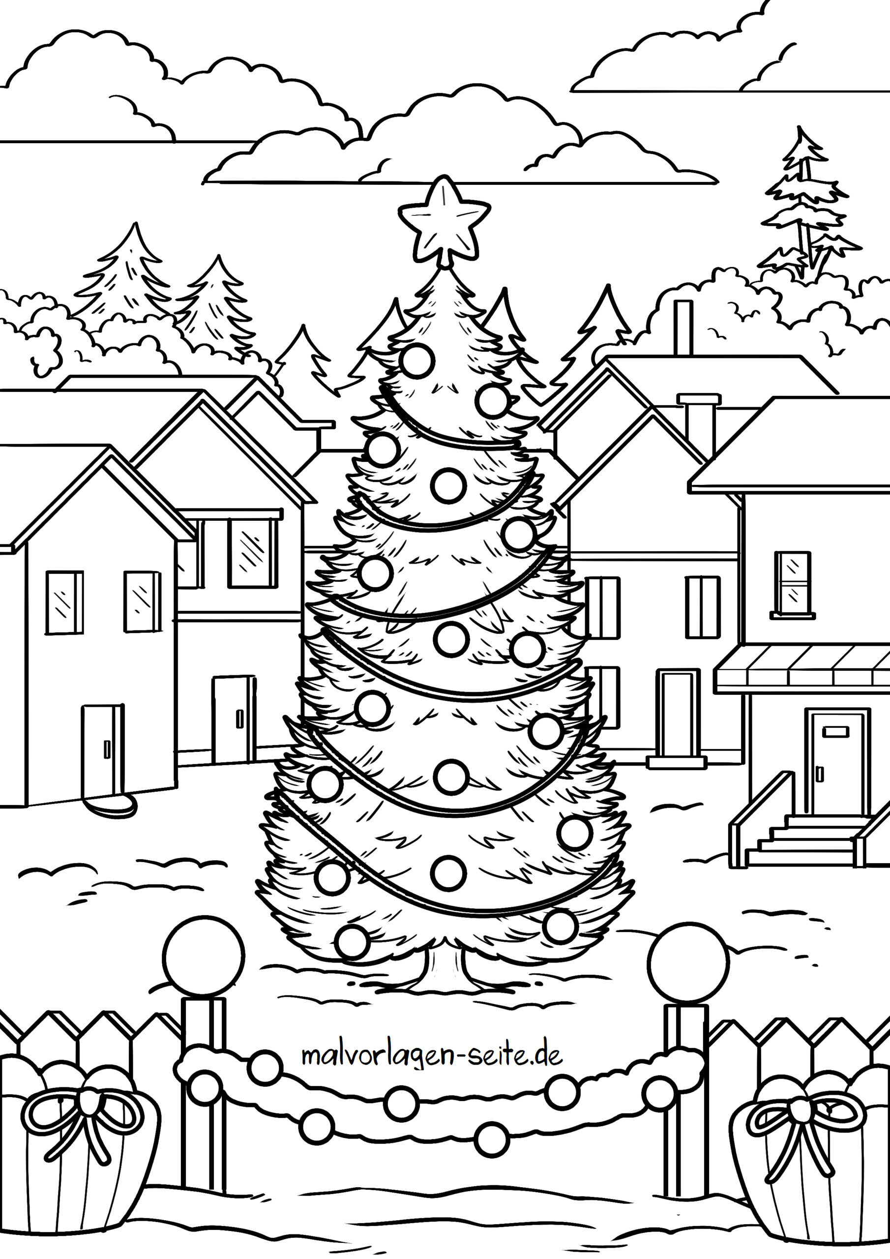 Malvorlage Weihnachten