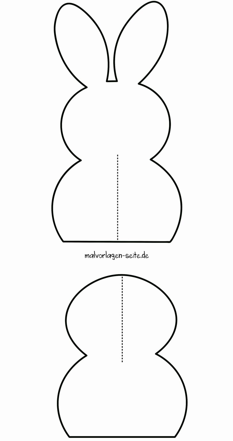  Hase Bastelvorlage - Jetzt kostenlos herunterladen 