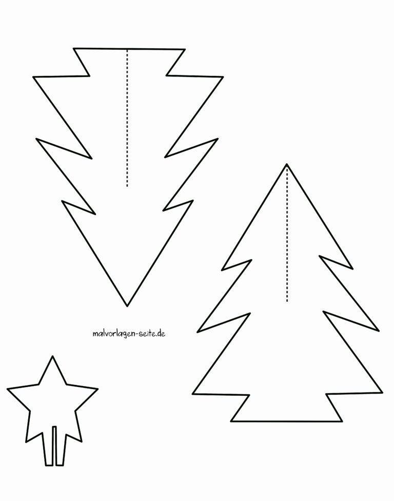  Weihnachtsbaum Vorlage 