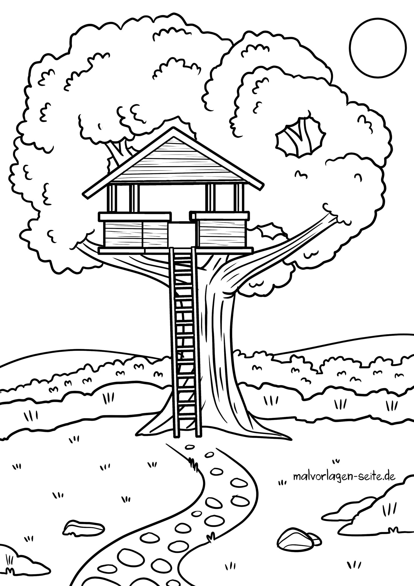  Ausmalbild kostenlos herunterladen Motiv 