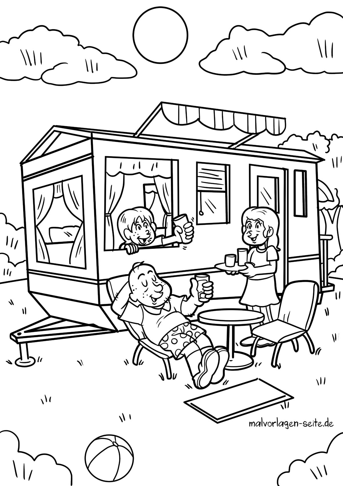 Ausmalbild Kurzer Wohnwagen Wohnwagen Bilder Zum Ausdrucken GMKTBL ausmalbild-kurzer-wohnwagen-wohnwagen-bilder-zum-ausdrucken-gmktbl