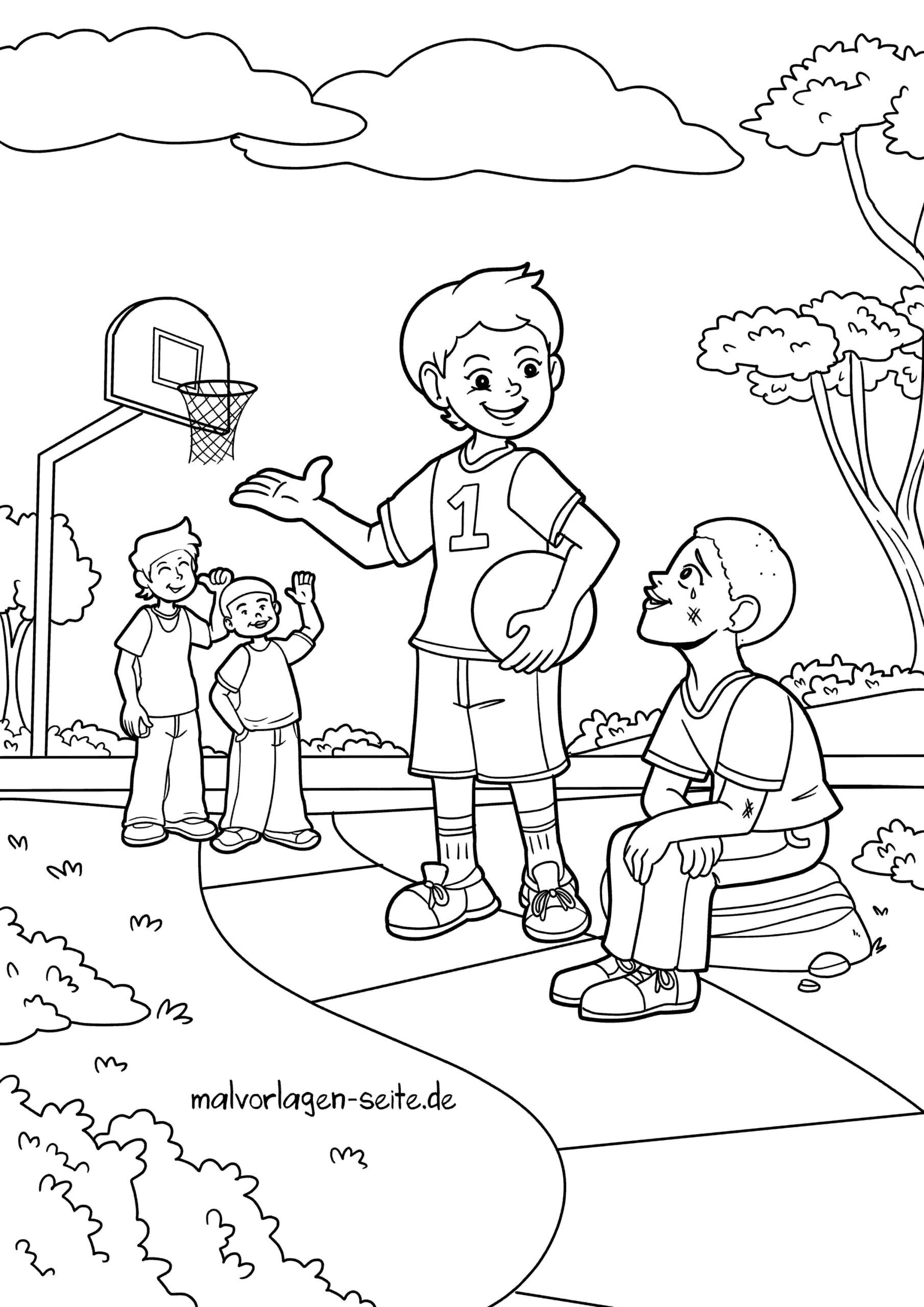 Malvorlage Freundschaft