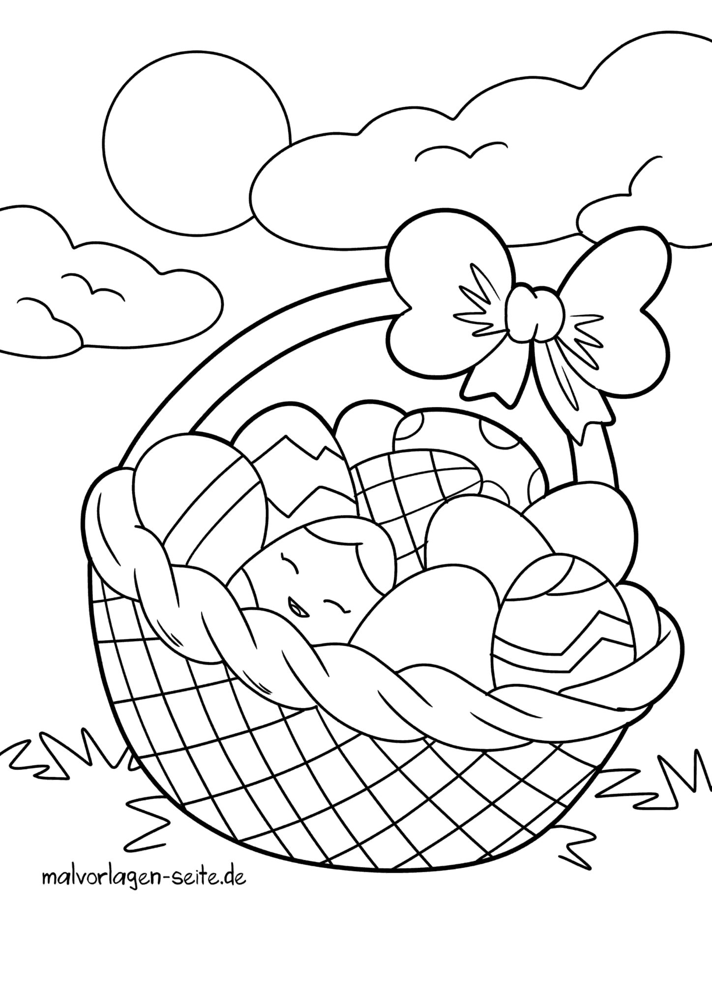  Tolle Ausmalbilder Ostereier kostenlos herunterladen Bildidee 