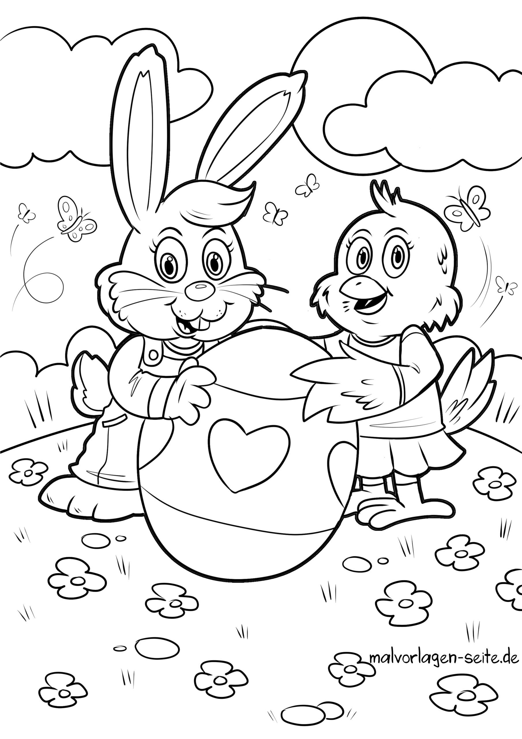 Malvorlage Ostern