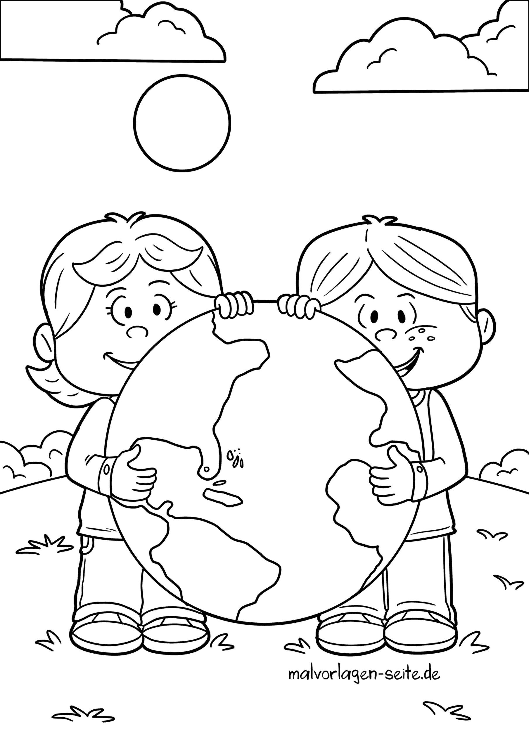 Malvorlage Umweltschutz