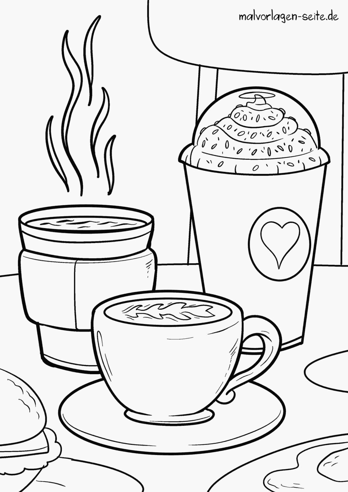 Malvorlage Kaffee