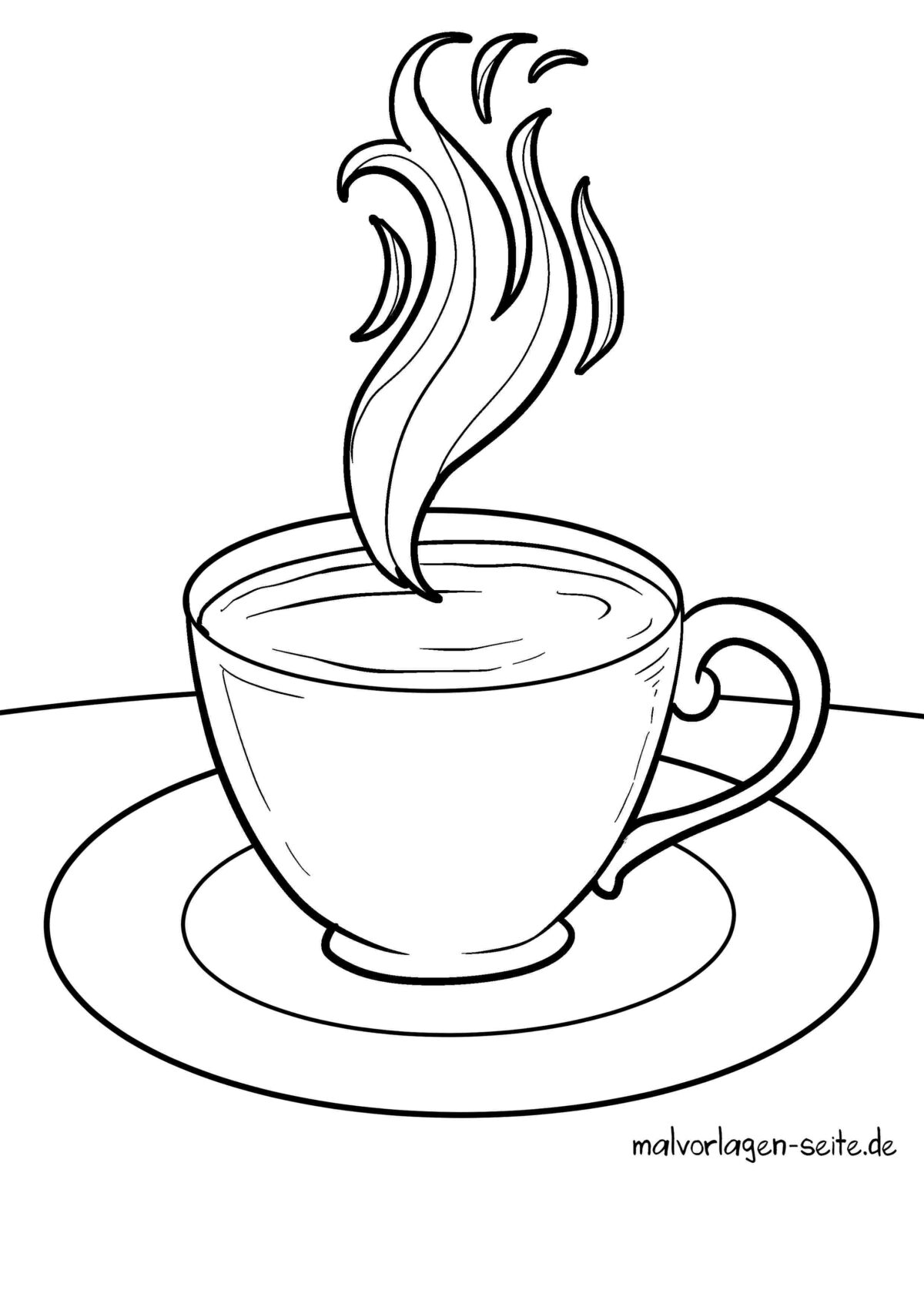 Malvorlage Kaffee