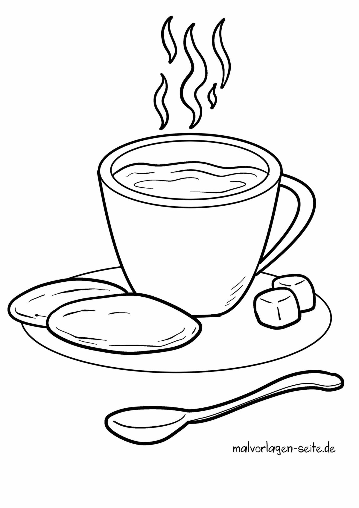 Malvorlage Kaffee
